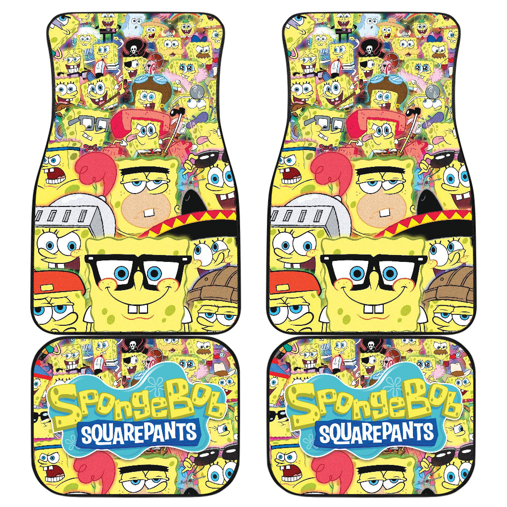 Spongebob Squarepants Car Floor Mats Custom For Fan Ci221123-04