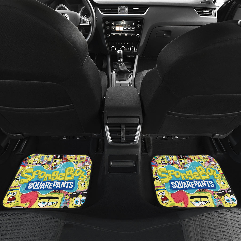 Spongebob Squarepants Car Floor Mats Custom For Fan Ci221123-04