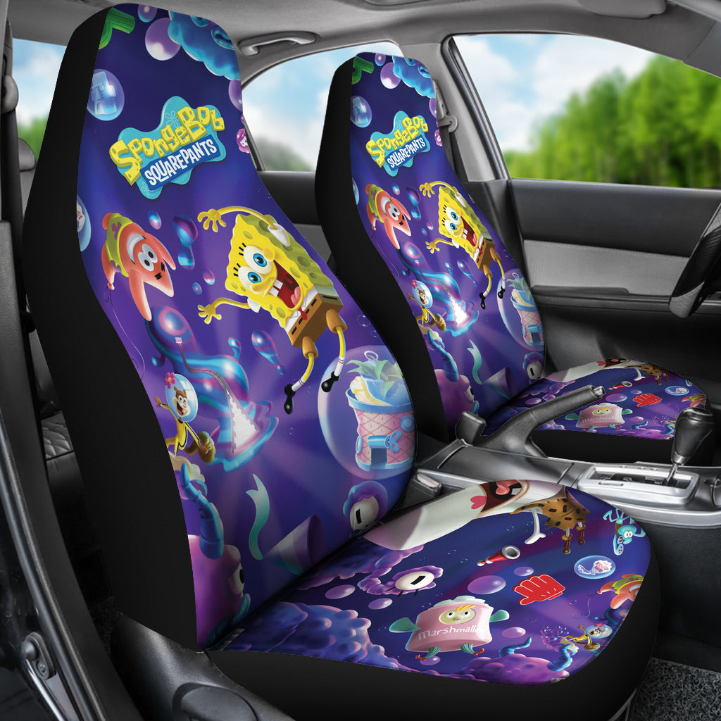 Spongebob Squarepants Car Seat Covers Custom For Fan Ci221122-06