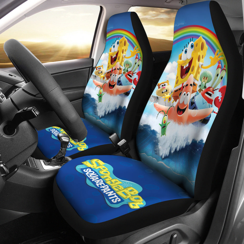 Spongebob Squarepants Car Seat Covers Custom For Fan Ci221122-05
