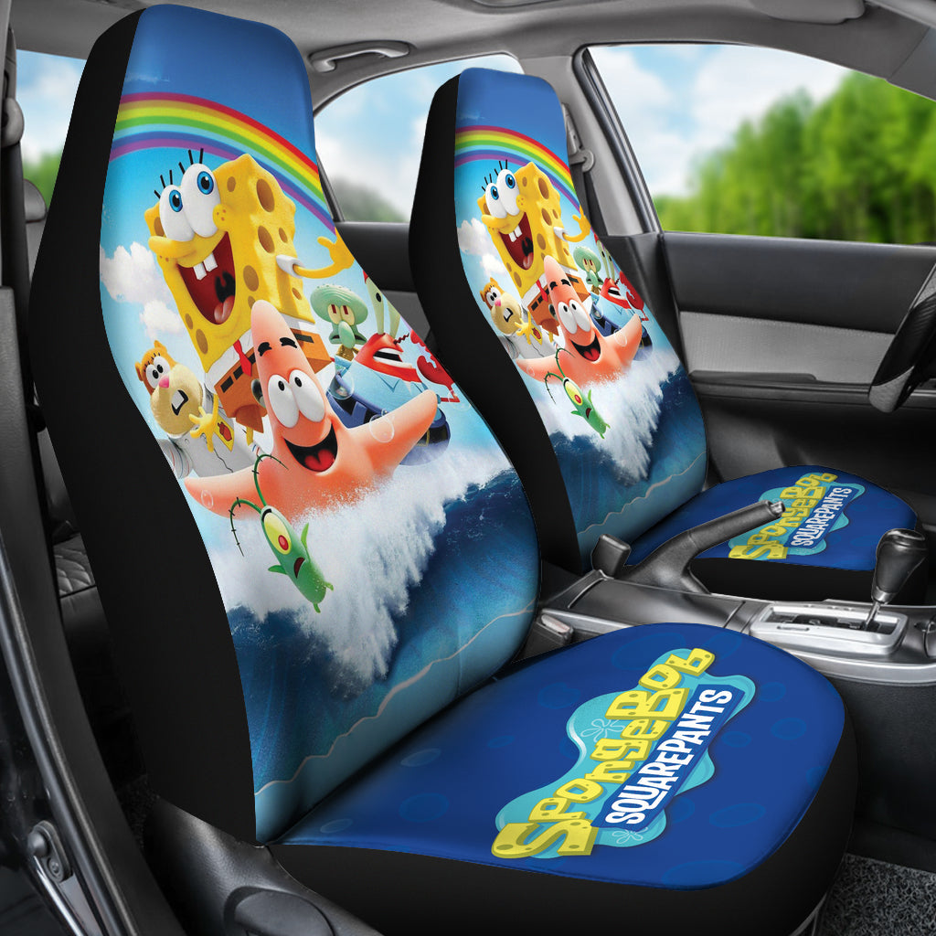 Spongebob Squarepants Car Seat Covers Custom For Fan Ci221122-05