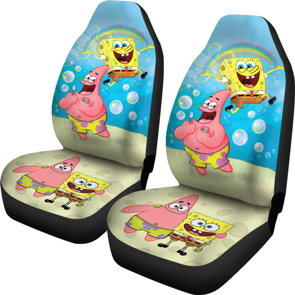 Spongebob Squarepants Car Seat Covers Custom For Fan Ci221122-09
