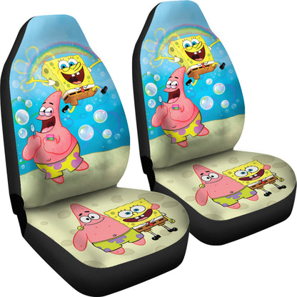 Spongebob Squarepants Car Seat Covers Custom For Fan Ci221122-09
