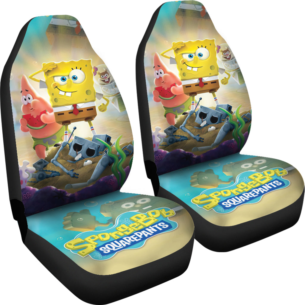 Spongebob Squarepants Car Seat Covers Custom For Fan Ci221122-03