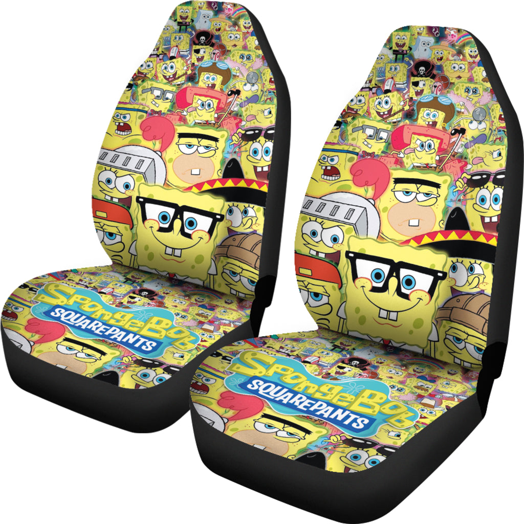 Spongebob Squarepants Car Seat Covers Custom For Fan Ci221122-08