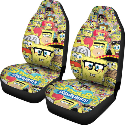 Spongebob Squarepants Car Seat Covers Custom For Fan Ci221122-08
