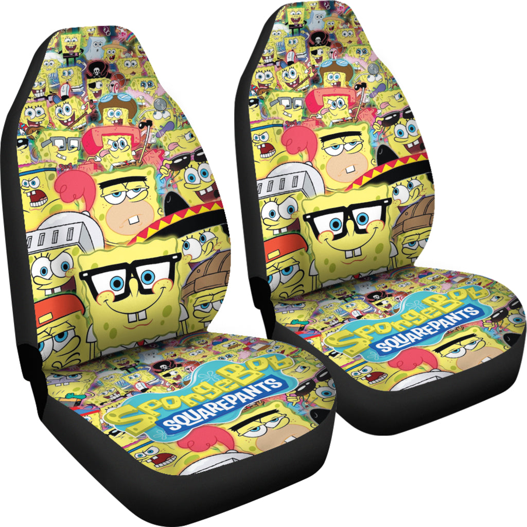 Spongebob Squarepants Car Seat Covers Custom For Fan Ci221122-08