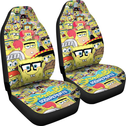 Spongebob Squarepants Car Seat Covers Custom For Fan Ci221122-08
