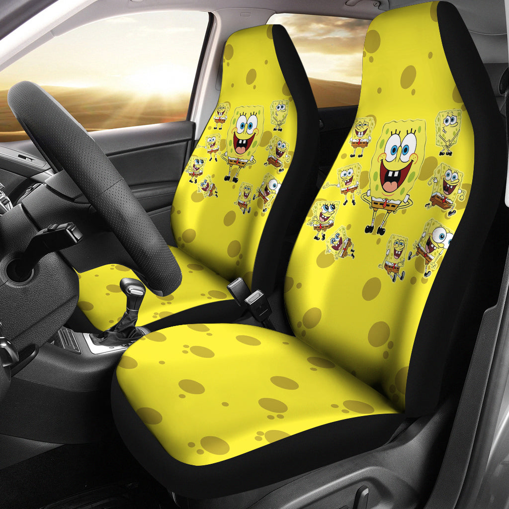 Spongebob Squarepants Car Seat Covers Custom For Fan Ci221122-04