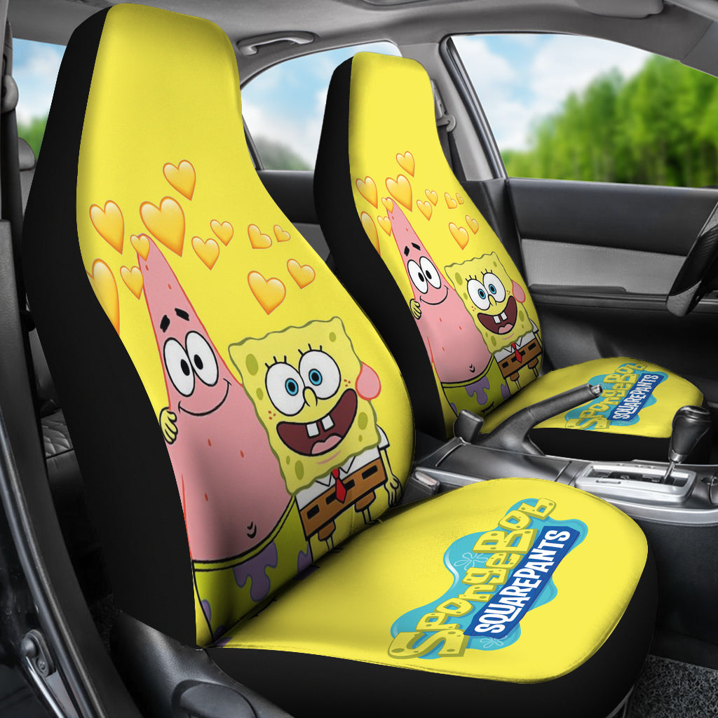 Spongebob Squarepants Car Seat Covers Custom For Fan Ci221122-02