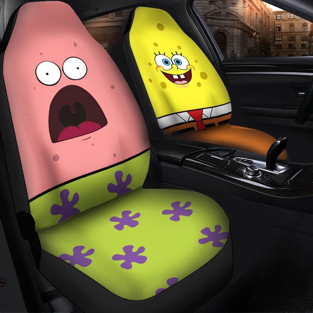 Spongebob Squarepants and Patrick Star Car Seat Covers