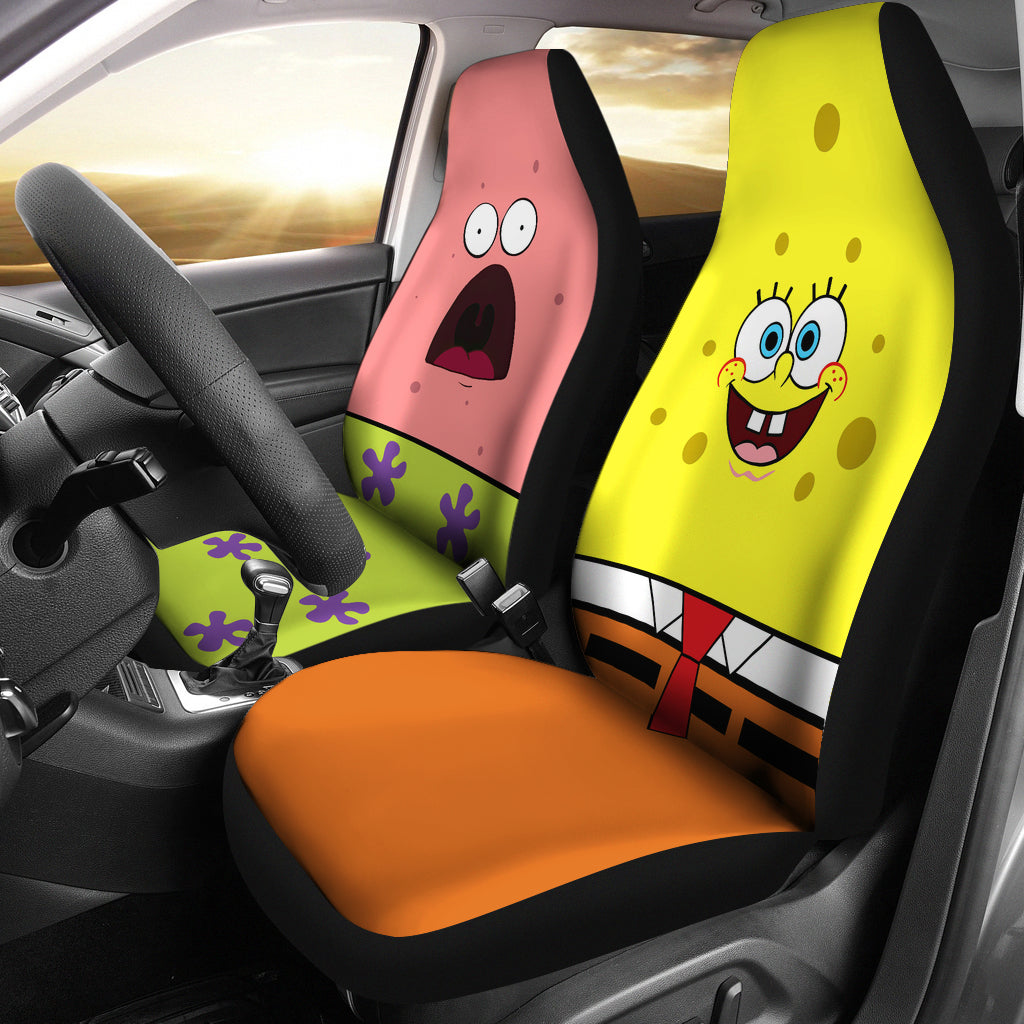 Spongebob Squarepants and Patrick Star Car Seat Covers
