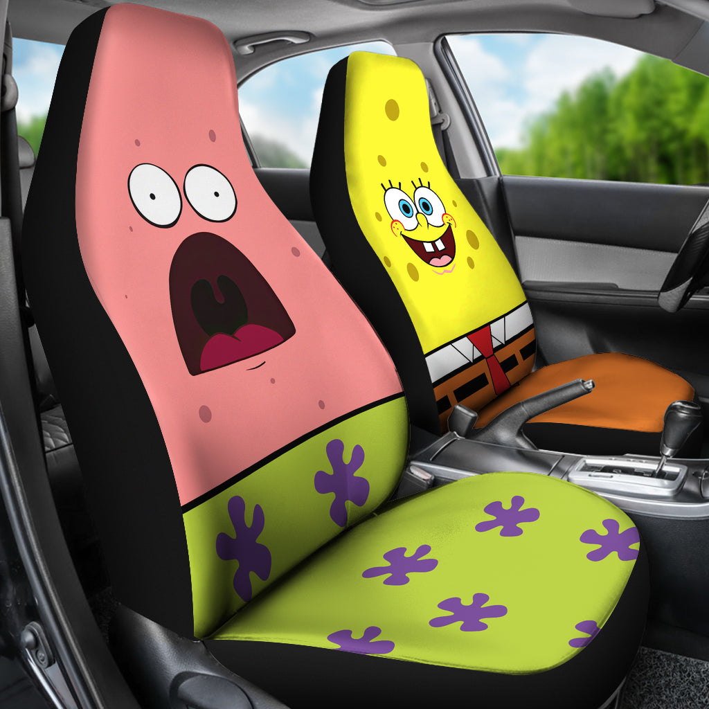 Spongebob Squarepants and Patrick Star Car Seat Covers