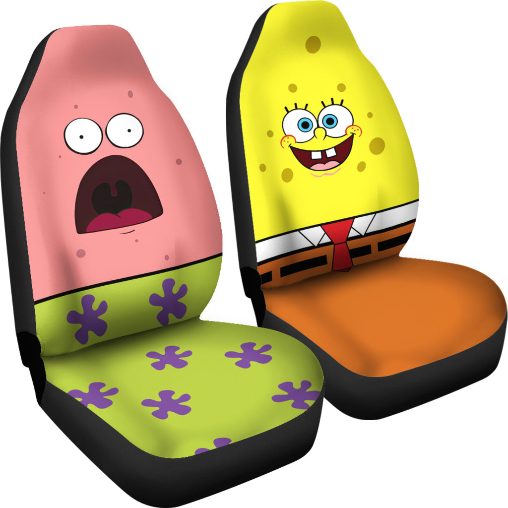 Spongebob Squarepants and Patrick Star Car Seat Covers