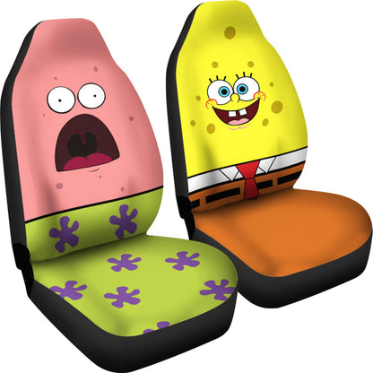 Spongebob Squarepants and Patrick Star Car Seat Covers