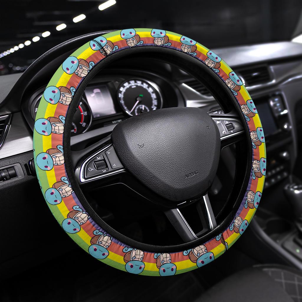 Squirtle Anime Custom Car Steering Wheel Cover