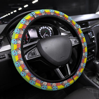 Squirtle Anime Custom Car Steering Wheel Cover