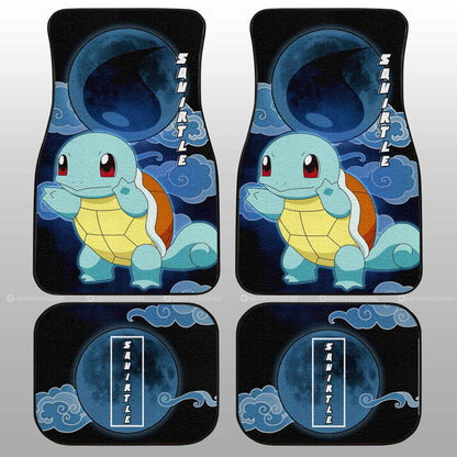 Squirtle Car Floor Mats Custom Anime Car Accessories For Anime Fans