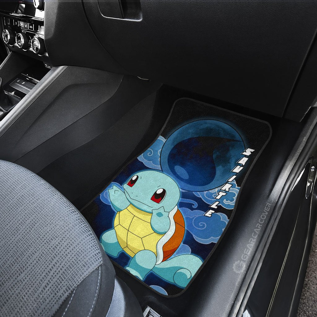 Squirtle Car Floor Mats Custom Anime Car Accessories For Anime Fans