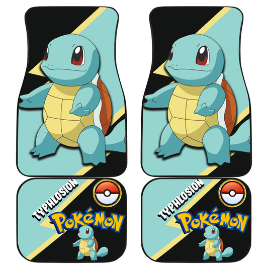 Squirtle Car Floor Mats Custom Anime Car Interior Accessories