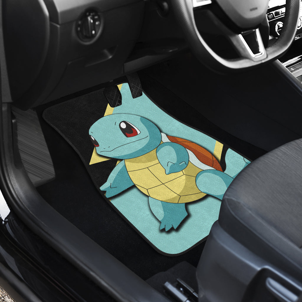 Squirtle Car Floor Mats Custom Anime Car Interior Accessories