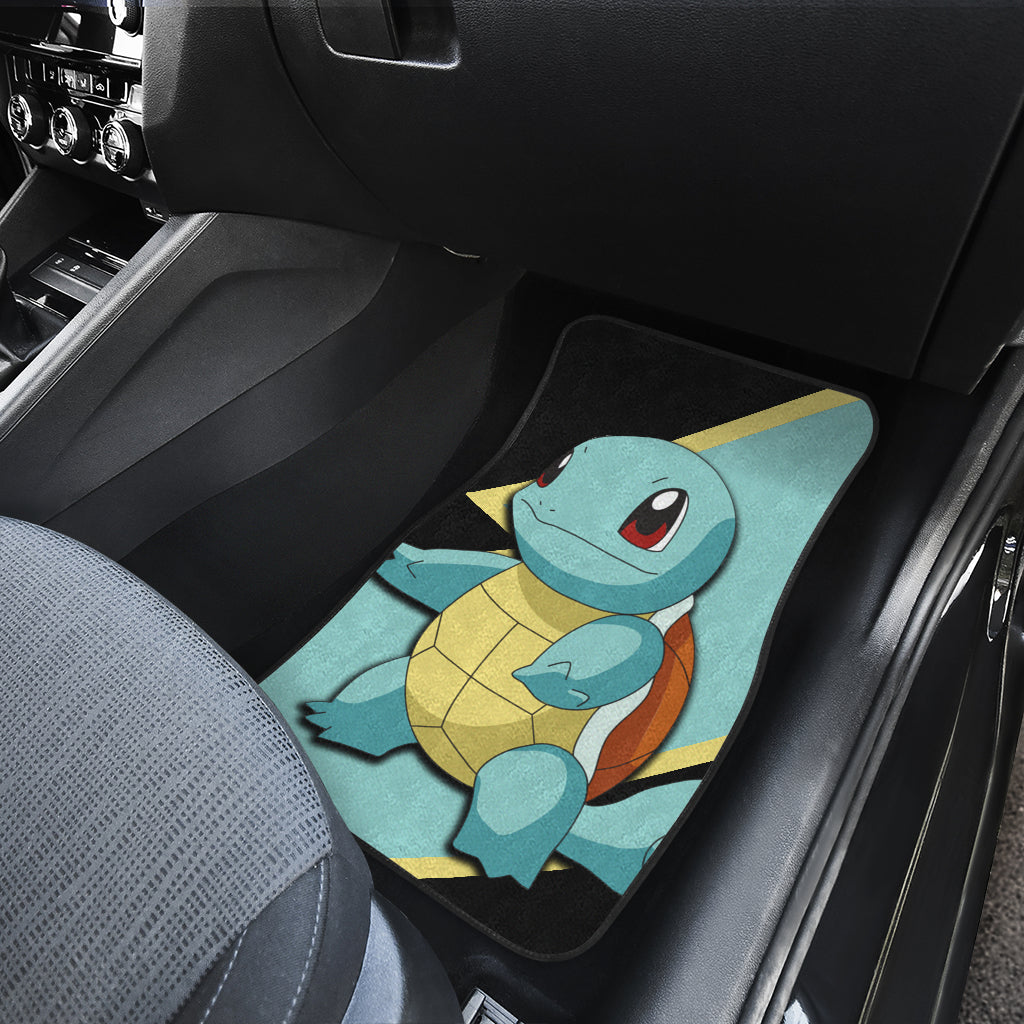 Squirtle Car Floor Mats Custom Anime Car Interior Accessories