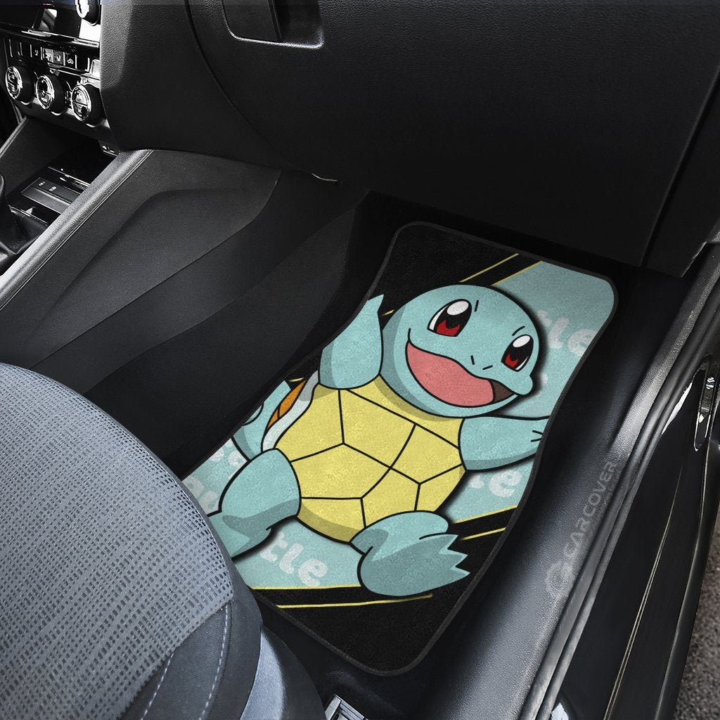 Squirtle Car Floor Mats Custom Anime Car Interior Accessories