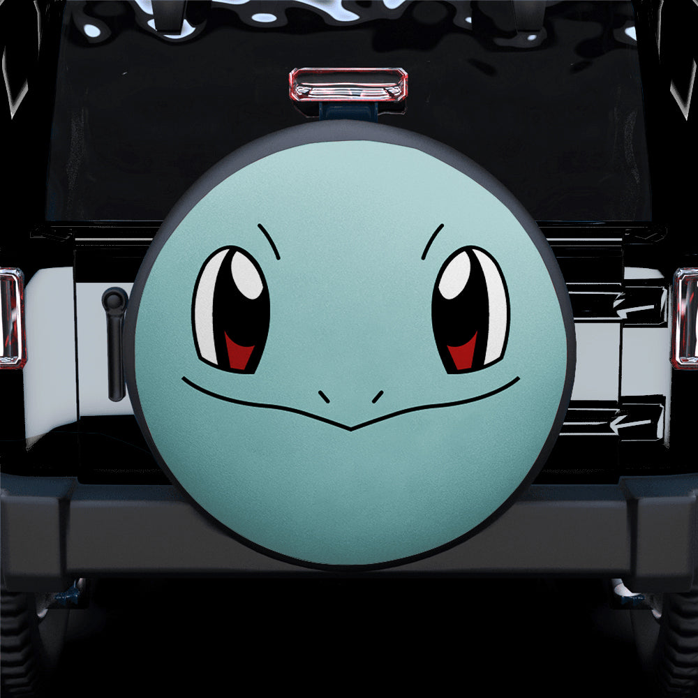 Squirtle Face Car Spare Tire Cover