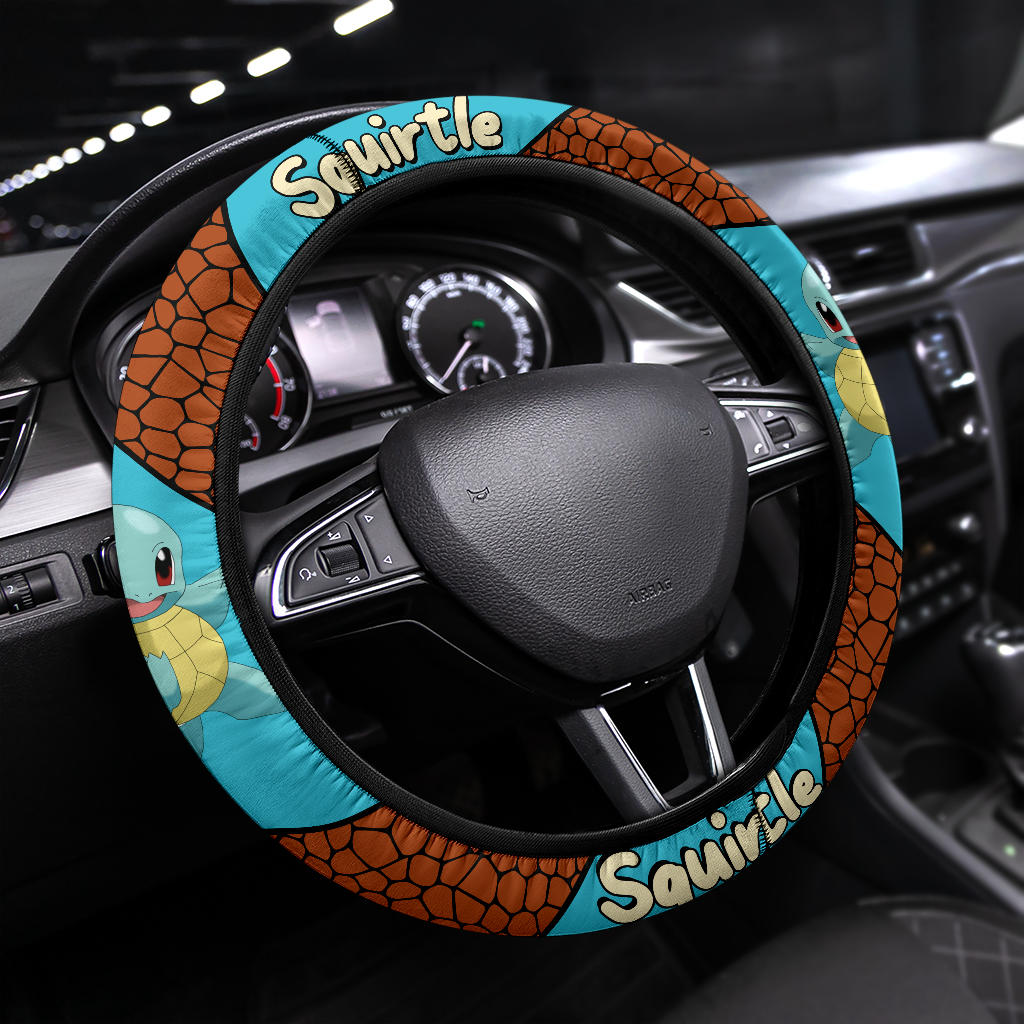 Squirtle Premium Car Steering Wheel Cover