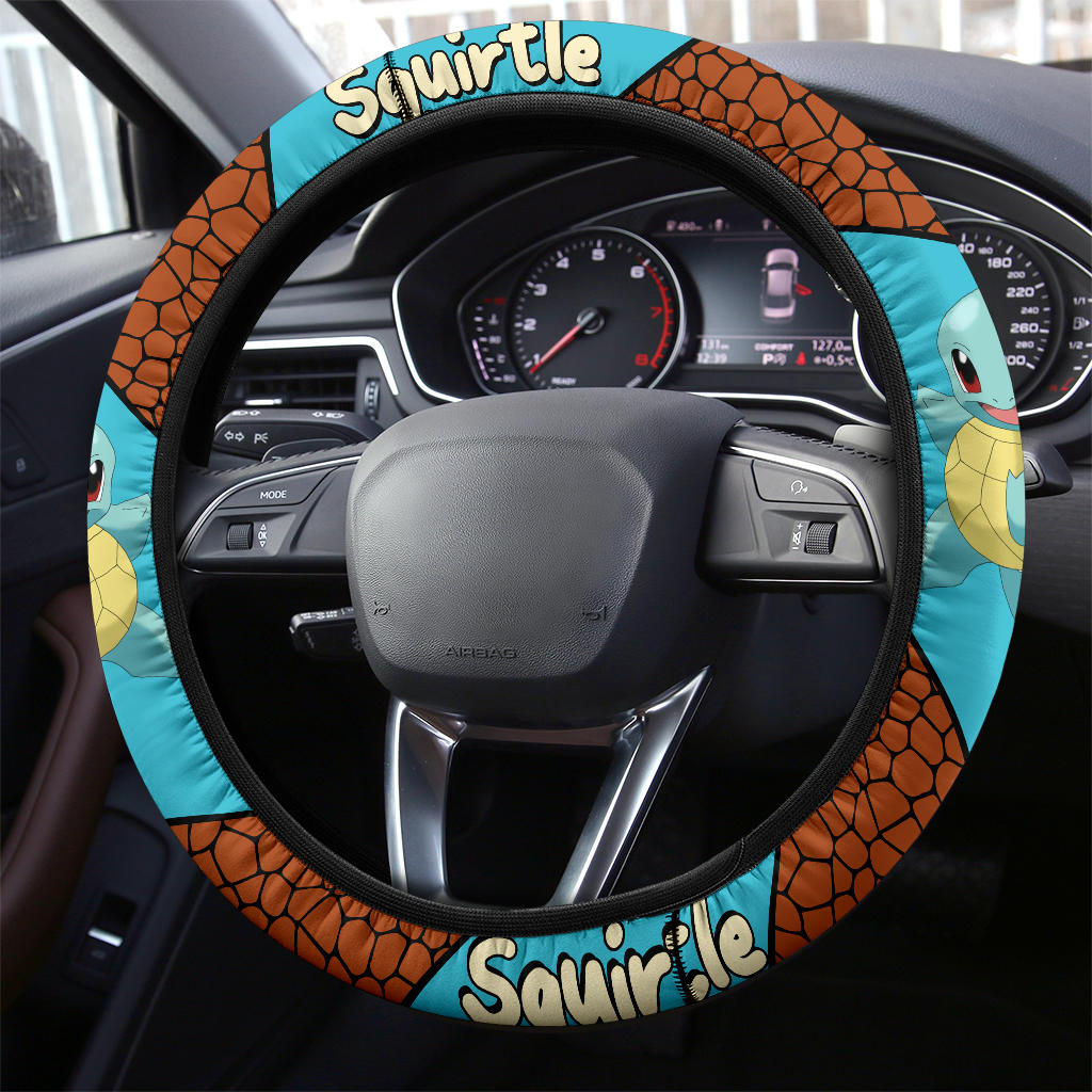 Squirtle Premium Car Steering Wheel Cover