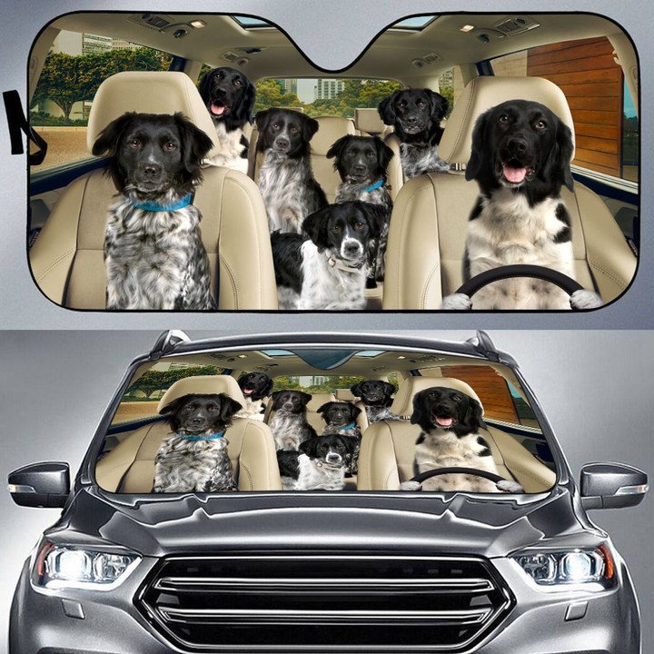 Stabyhoun Car All Over Printed 3D Sun Shade