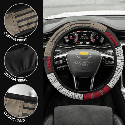 Stain My Hero Academia Anime Steering Wheel Cover Custom Anime Car Accessories