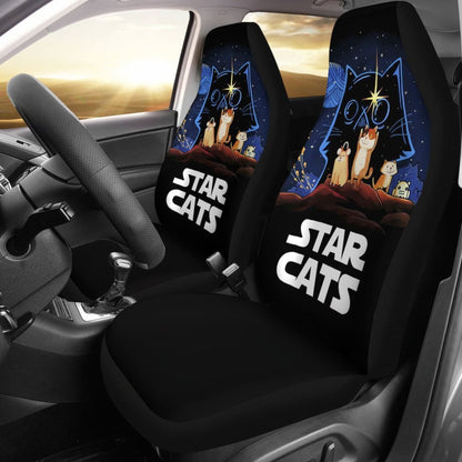 Star Cats Star Wars  Fan Art Car Seat Cover Universal Fit 210212