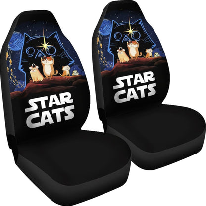 Star Cats Star Wars  Fan Art Car Seat Cover Universal Fit 210212