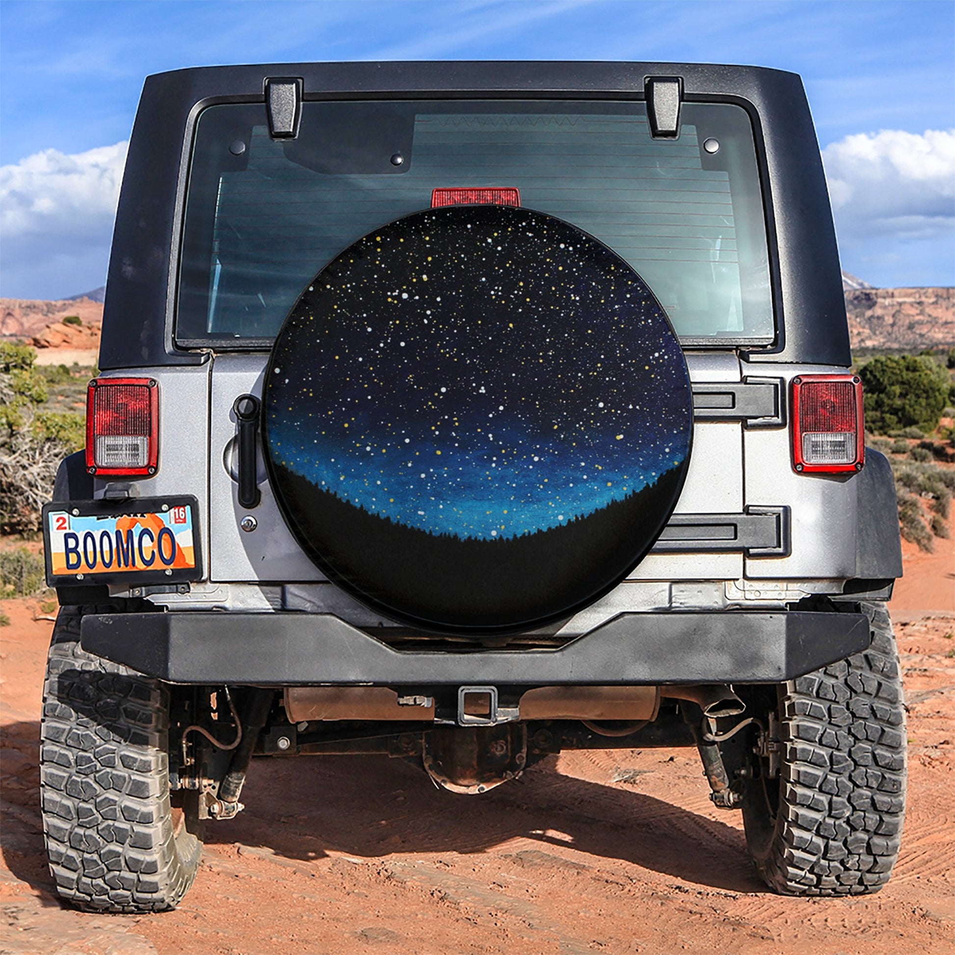 Star Night Jeep Car Spare Tire Cover