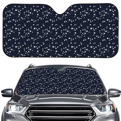 Star Sky Pattern Print Car Windshield Sun Shade