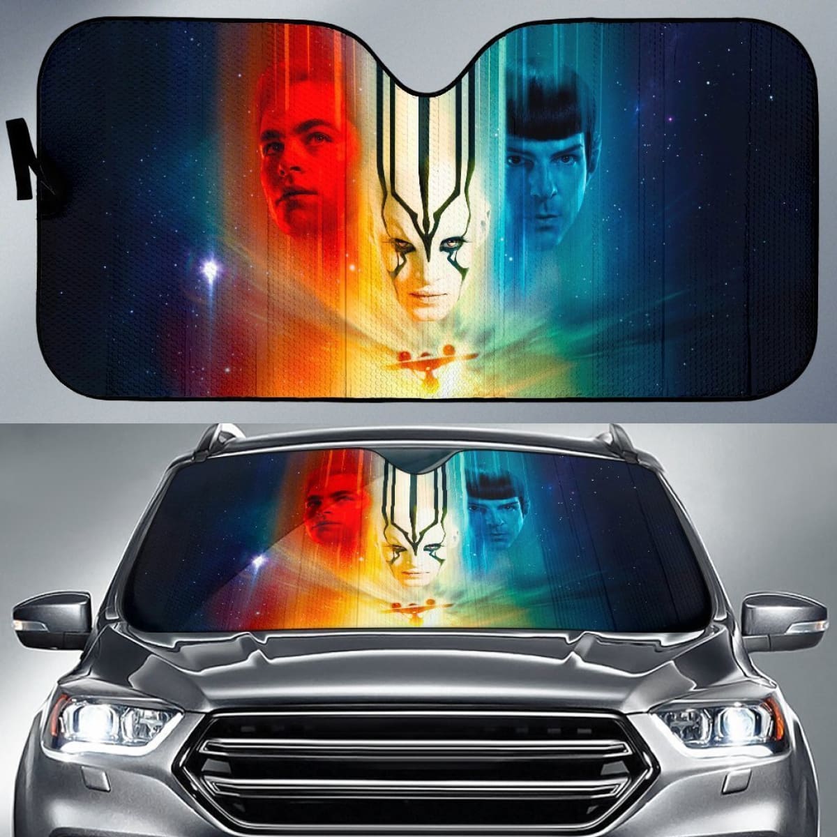 Star Trek Beyond Car Window Sun Shade Nh07 Universal Fit 111204