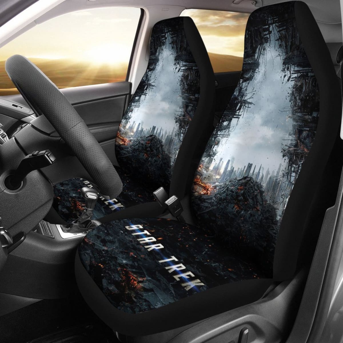 Star Trek Into Darkness 2 Car Seat Covers Mn05 Universal Fit 225721