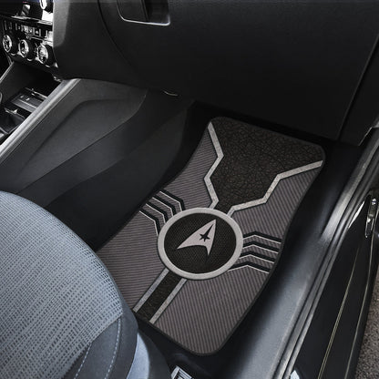 Star Trek Logo Car Floor Mats Custom For Fans Grey Version 210502