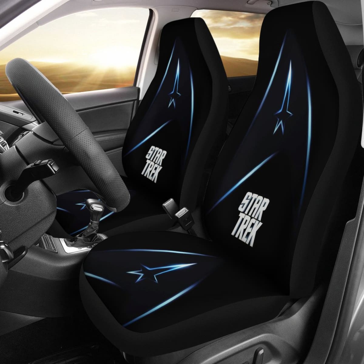 Star Trek Logo Seat Covers Amazing Best Gift Ideas 2020 Universal Fit 090505