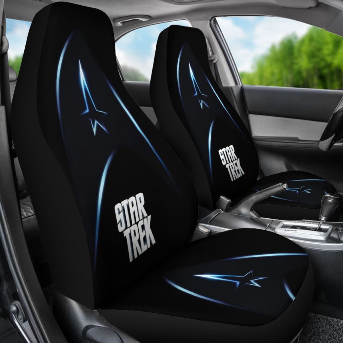Star Trek Logo Seat Covers Amazing Best Gift Ideas 2020 Universal Fit 090505