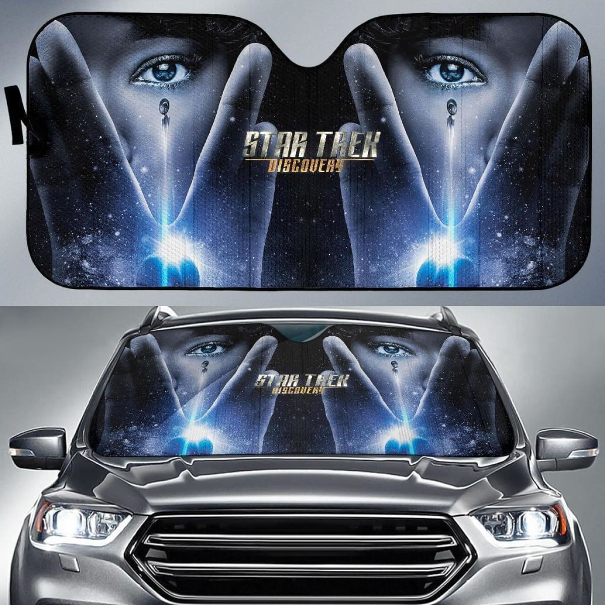 Star Trek Vulcan Salute Auto Sun Shade Nh06 Universal Fit 111204