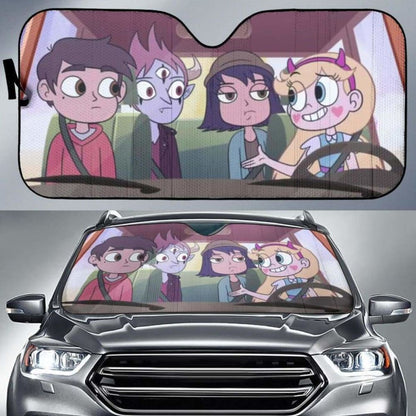 Star Vs The FoE Of Evil Car Sun Shade 918b Universal Fit