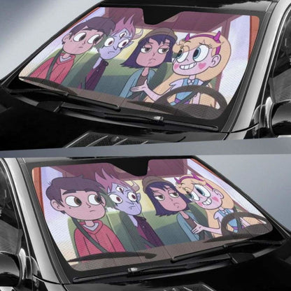 Star Vs The FoE Of Evil Car Sun Shade 918b Universal Fit