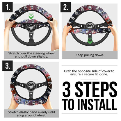 Star War Anime Custom Car Steering Wheel Cover