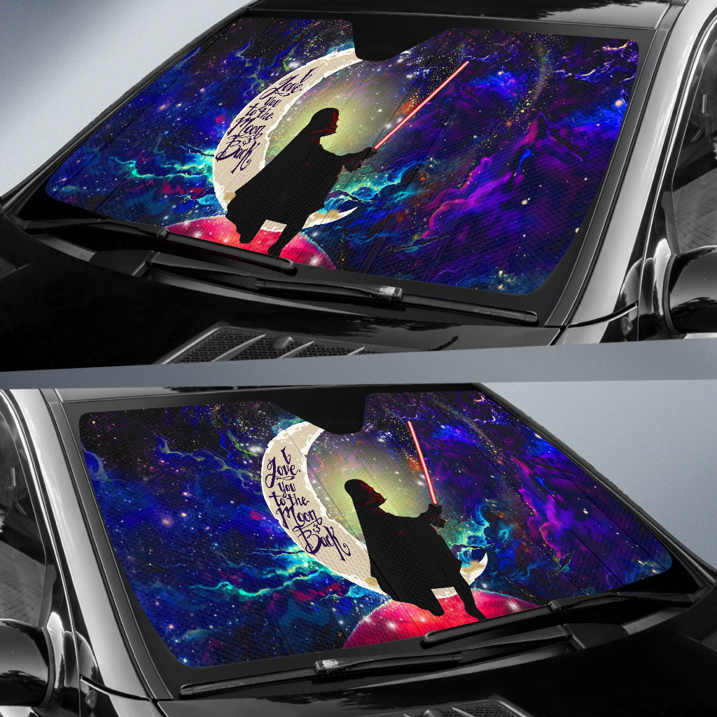 Star War Love You To The Moon Galaxy Car Auto Sunshades