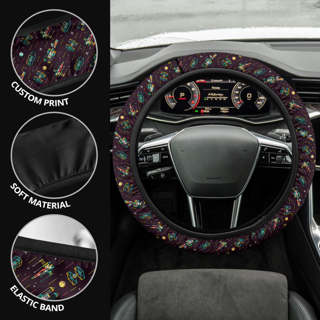 Star Wars Aircraft Premium Car Steering Wheel Cover