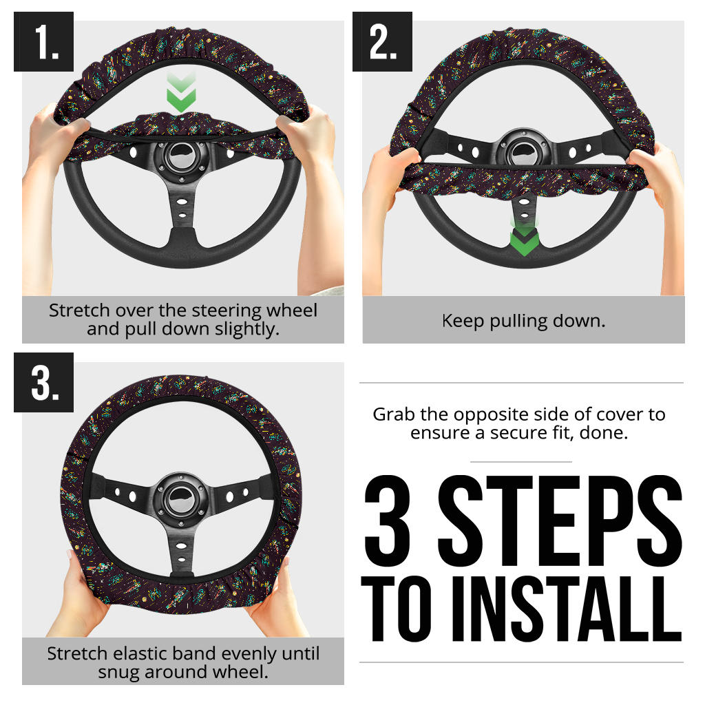 Star Wars Aircraft Premium Car Steering Wheel Cover