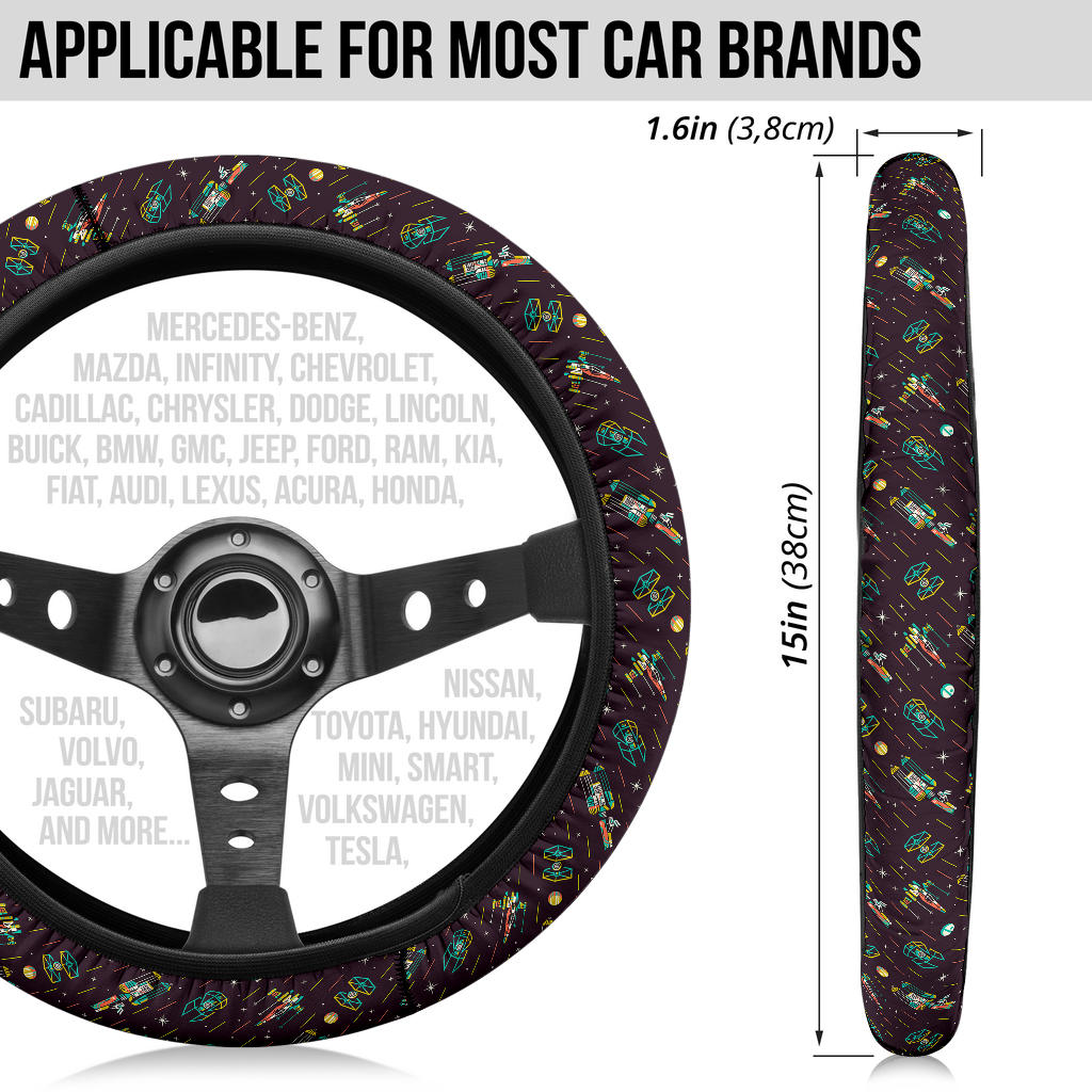 Star Wars Aircraft Premium Car Steering Wheel Cover