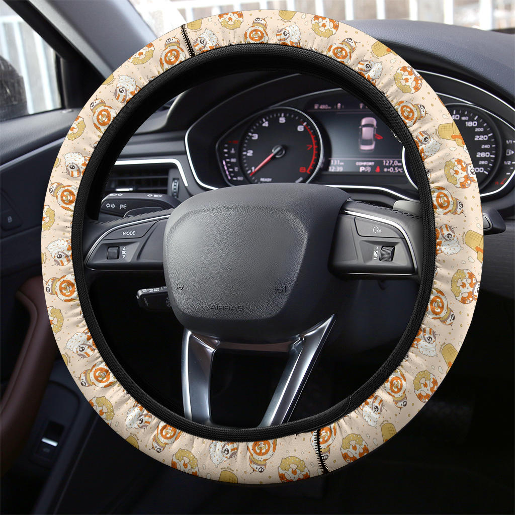 Star Wars BB8 Steering Wheel Cover Premium Car Steering Wheel Cover